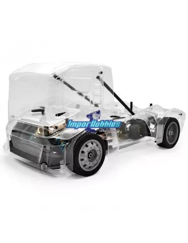 Hobao Hyper EPX 1/10 4X4 ARR Roller chassis avec carrosserie non peinte - Camion électrique HB-EPX4E-CL