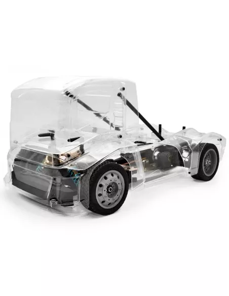 Hobao Hyper EPX 1/10 4X4 ARR Roller Chasis with clear body - Electric Truck HB-EPX4E-CL