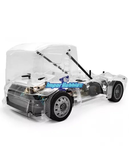 Hobao Hyper EPX 1/10 4X4 ARR Roller chassis avec carrosserie non peinte - Camion électrique HB-EPX4E-CL