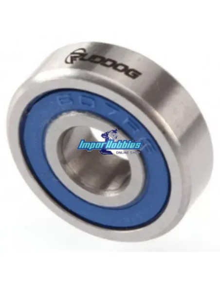 Roulement avant moteur céramique 7x19x6mm Ruddog RP-0306 - Os Engine - Protek - Bullit - Novarossi - Picco - Performa