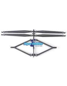 Set tirantes Axial AX10 AX80016   - Axial AX10 / SCX10 / Wraith