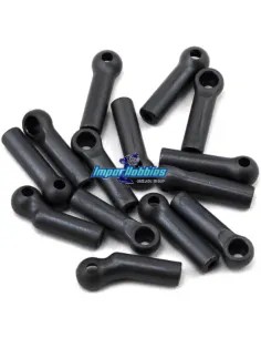 Set rotulas plásticas (12 Uds.) Team Associated B6 / B6.1 / B6.2 / B6.2D / B64 / B74 / SC6.1 / T6.1 AS91722