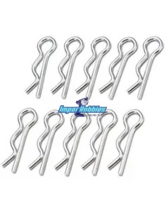 Clips de carrocería universal escala 1/10 (10 Uds.) Kyosho 92638 - Clips de carrocería - Coche RC