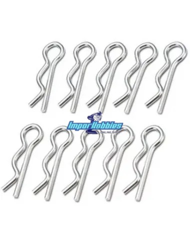 Clips de carrocería universal escala 1/10 (10 Uds.) Kyosho 92638 - Clips de carrocería - Coche RC