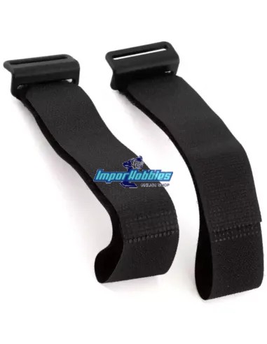 Correas sujeción baterías (2 Uds.) Team Associated RC8B4e AS81584 - Repuesto y opciones