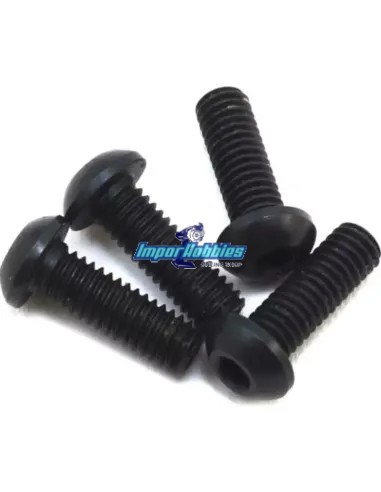 Tornillos BHCS M4 0.7x12mm - Trapecios (4 U.) Team Associated AS89317