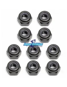 Steel Locknuts M3 - Black (10 U.) Team Associated AS25215