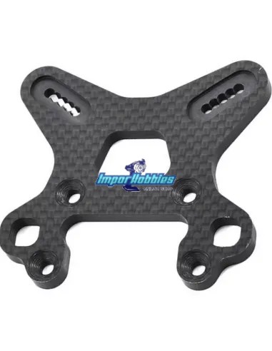 Support d'amortisseur avant en carbone Team Associated RC8B3 / B3.1 / B3.2 AS81028 - Team Associated RC8B3 & RC8B3e - Pièces det