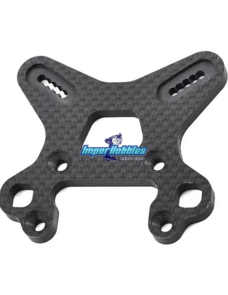 Support d'amortisseur avant en carbone Team Associated RC8B3 / B3.1 / B3.2 AS81028 - Team Associated RC8B3 & RC8B3e - Pièces det