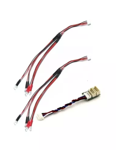 Kit double led lights with connector...