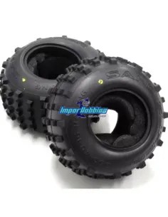 Rear Tire - Medium (2 U.) Kyosho Scorpion 2014 SCT002M - Kyosho Scorpion 2014 2WD 30613 - Spare Parts & Option Parts