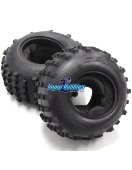 Pneus arriere - Soft (2 U.) Kyosho Scorpion 2014 SCT002S - Kyosho Scorpion 2014 2WD 30613 - Pièces detachées et options