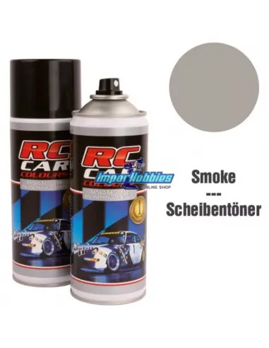 Peinture spray gris fumée pour carrosserie de lexan 150ml. RCC419