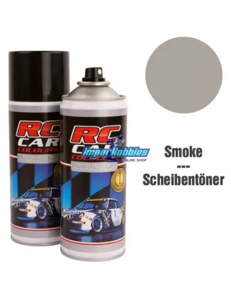 Pintura spray gris humo para carrocerías de lexan 150ml. RCC419