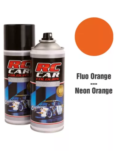 Spray Paint For Polycarbonate Body - Fluorescent  Deep Orange 150ml. RCC1011