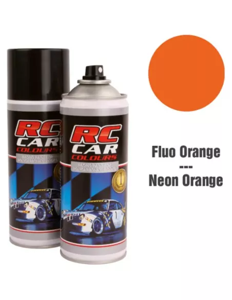 Spray Paint For Polycarbonate Body - Fluorescent  Deep Orange 150ml. RCC1011