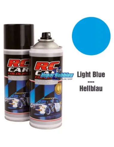 Pintura spray azul claro para carrocerías de lexan 150ml. RCC211