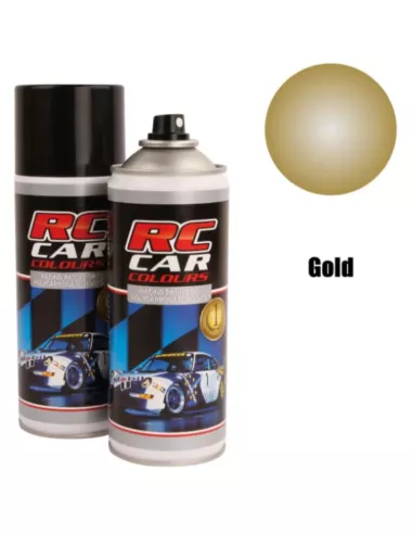 Spray Paint For Polycarbonate Body - Gold Metalic 150ml. RCC910