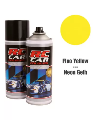 Spray Paint For Polycarbonate Body - Fluorescent Yellow 150ml. RCC1007
