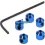 Bagues arret pour tringlerie bleu 2mm (5 U.) Fussion FS-WG001 - Bagues d'arret