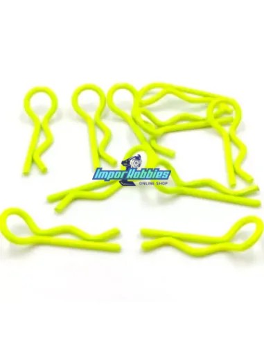 Clips de carrosserie jaune...