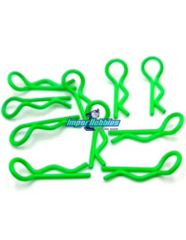 Clips de carrosserie vert fluorescent...