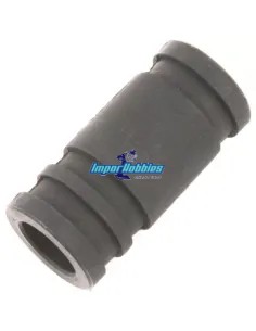 Extended Silicone Pipe Joiner - 1/8 - Black Fussion FS-EX031