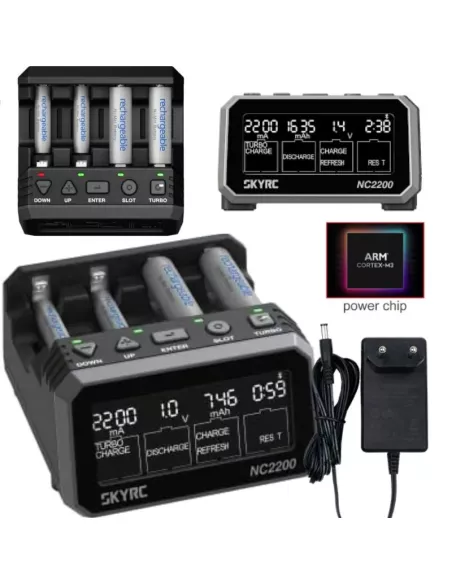 Multifunction Digital AA - AAA Battery Charger - SkyRC NC2200 SK100181