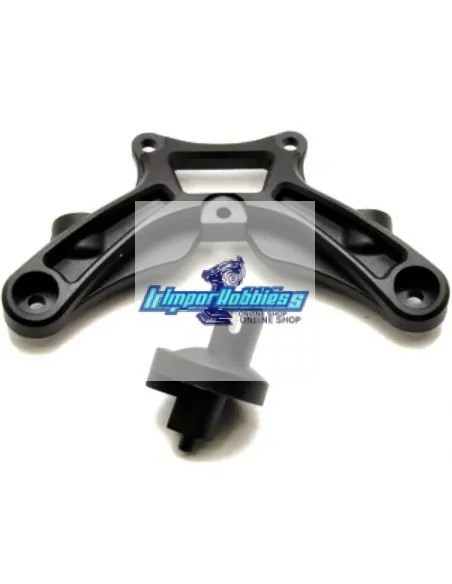 Platine sauve servo et support de carrosserie avant Hobao Hyper VS2N / VS2E 85071