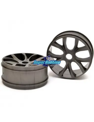 Jantes 10 rayons grises 1/8 Buggy Hobao Hyper 85086