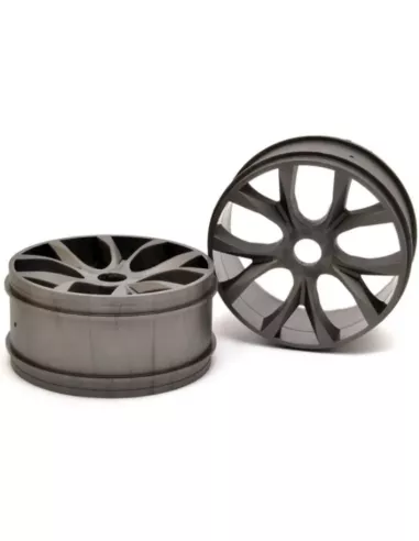 Rims - 10 Spokes - Gray - 1/8 Buggy Hobao Hyper 85086