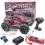 Powerful RTR Electric RC Car 1/10 Monster Truck Hobbytech Rogue Terra Red Complete Ready to Run. Lipo and Charger