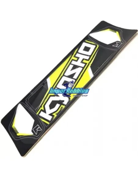 Adhesivos amarillos decoración alerón IF491 Kyosho Inferno MP9 / MP10 / MP10T IFD100-YW