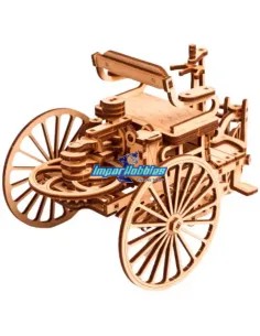 Mechanical 3D Puzzle - First Car - Eco Friendly Plywood Wood Trick WT07 2