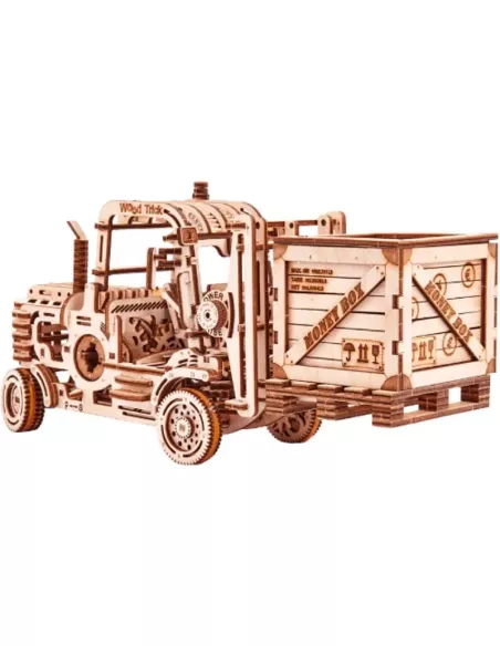 Mechanical 3D Puzzle - Forklift - Eco Friendly Plywood Wood Trick WT17