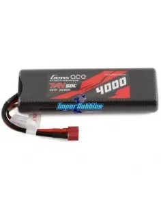 Accu Lipo Stick 2S 7.4V 4000mah 60C Boitier Rigide T-Deans Gens Ace GEA40002S60D8 2