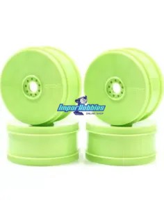 Llantas verdes - Hard 1/8 Buggy (4 Uds.) Kyosho Inferno IFH006KG