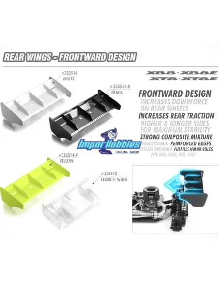 Aileron blanc - Frontward Xray XB8 / XB8E / XT8 / XT8E 353514