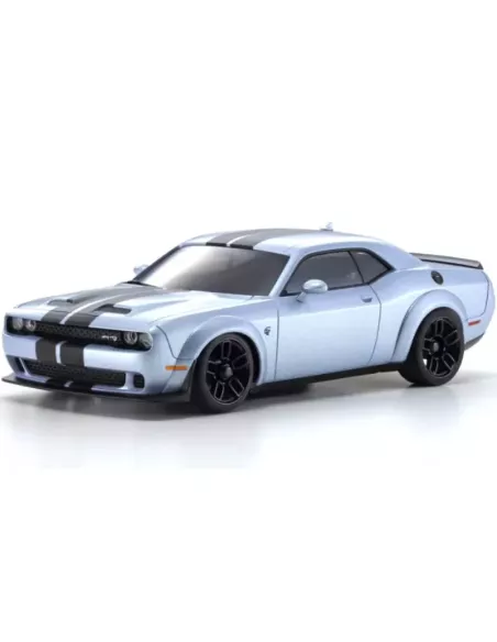 Painted Body 98mm Kyosho Mini-Z AWD Dodge Challenger SRT Hellcat Triple Nickel MZP451S - Auto Scale Collection