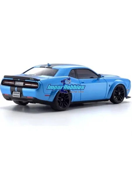 Carrocería pintada 98mm Kyosho Mini-Z AWD Dodge Challenger SRT Hellcat B5 Azul MZP451BL  - Auto Scale Collection