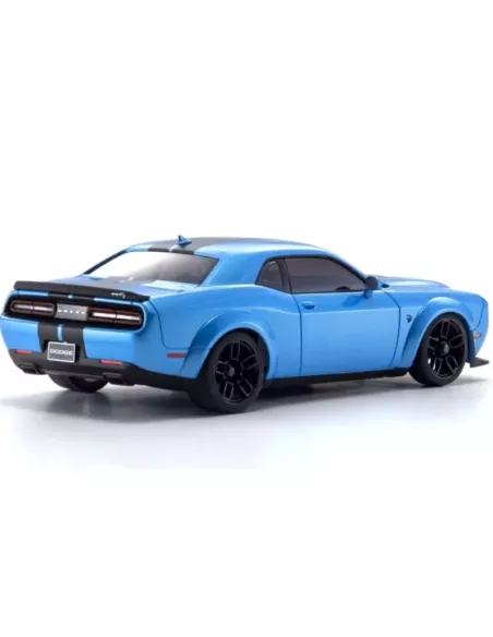 Painted Body 98mm Kyosho Mini-Z AWD Dodge Challenger SRT Hellcat B5 Blue MZP451BL - Auto Scale Collection