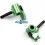 Manguetas delanteras aluminio Camber 1 - Verdes / Green Ltd Kyosho Mini-Z MR-02 / MR-03 / RWD R246-1311GB - Repuesto
