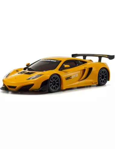 Painted Body 98mm Kyosho Mini-Z MR-03 / RWD MM McLaren 12C GT3 Orange MZP245OR - Auto Scale Collection