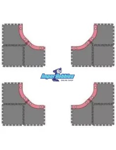 Ángulos Anchos Circuito 30 (12 Pcs.) Kyosho Mini-Z 87031-02