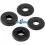 Set rondelles plastique fusées arrière (4 U.) Xray XB808 / XB9 / XB9E / XB8 / XB8E / XT8 / XT8E / XT9 / GTX8 / GTXE 353370