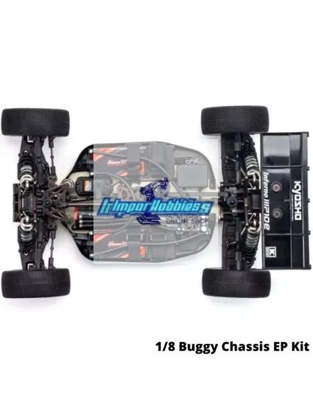 Coche RC Kyosho Inferno MP10e TKI2 Electric Buggy Pro Kit 34116 -  Escala 1/8 Buggy Eléctrico Kit de Competición - Solo Chasis