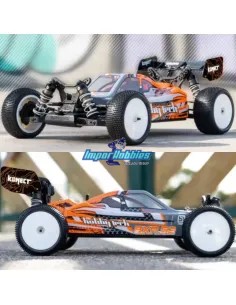 Coche RC Eléctrico Hobbytech BXR S2 Brushless ReadySet RTR KT3S 1/10 Buggy 4WD BXR.S2.RTR