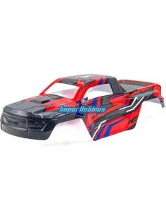 Carrosserie peinte et décorée rouge Hobbytech Rogue Terra CA-142