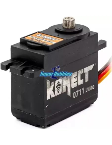 Servo digital standard 7Kg - 0.11S. Konect KN-0711LVMG avec pignons metaliques pour 1/10 Buggy / Touning / Monster Truck.