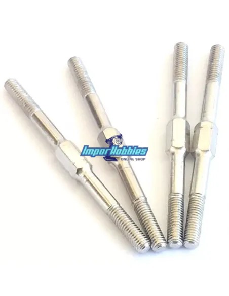 Tirante / Paso invertido superior F/R 3x44mm (4 Uds.) Hobbytech Survolt / Revolt / BXR S1 / BX8SL / DB8SL REV-032